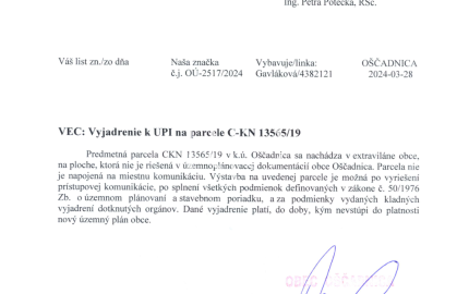 Na predaj investičný pozemok, Oščadnica, časť Švancari