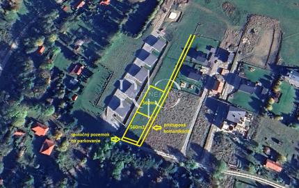 Na predaj dva stavebné pozemky Makov - Čadca o výmere 560 m2