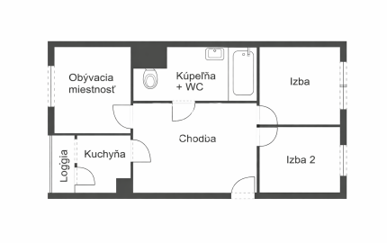 Na predaj - jedinečný 3izb byt, Banská Bystrica - Sásová