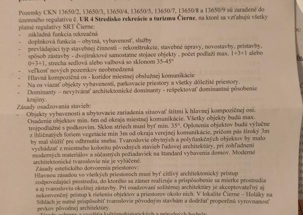 Na predaj dva stavebné pozemky Makov - Čadca o výmere 560 m2