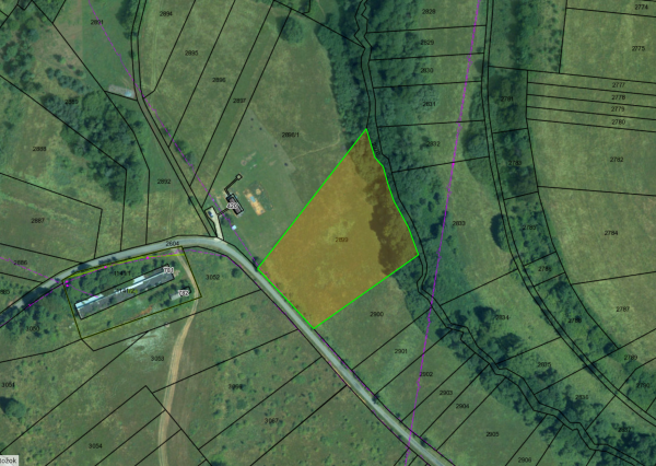 Na predaj:  pozemok v obci Stožok – časť Vyletelovci