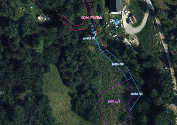 Na predaj stavebný pozemok v obci Povina, Kysucké Nové Mesto