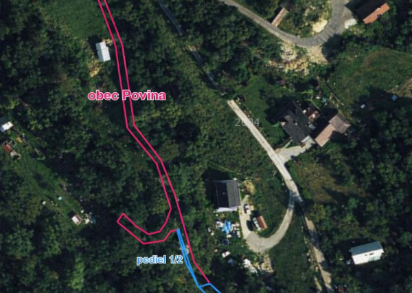Na predaj stavebný pozemok v obci Povina, Kysucké Nové Mesto