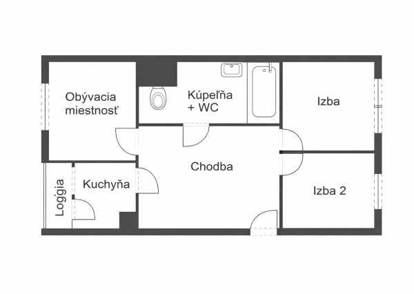 Na predaj - jedinečný 3izb byt, Banská Bystrica - Sásová