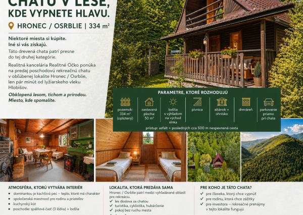 Rekreačná chata - Hronec, Osrblie