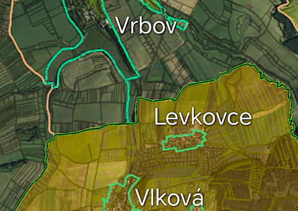 na predaj, pozemok na výstavbu Vlková, 628 m2