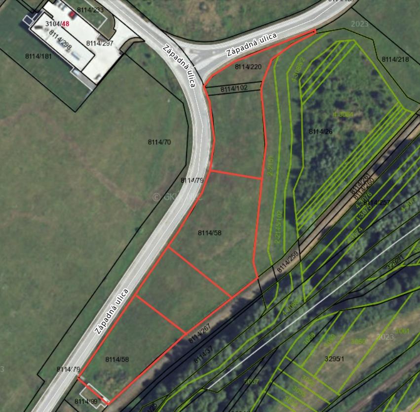 PRIEMYSELNÉ POZEMKY V PRIEVIDZI NA PREDAJ