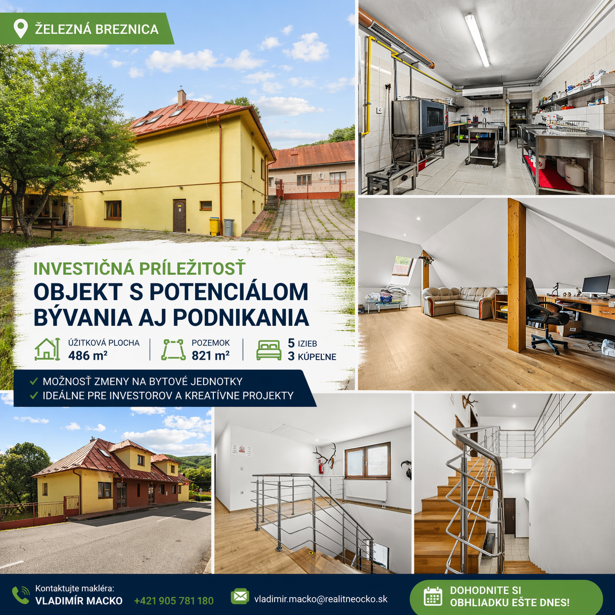 Na predaj   Rodinný dom  - okr. Zvolen